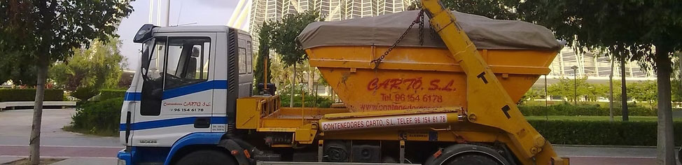 Contenedores Cart&oacute;, Gesti&oacute;n, tratamiento y transporte de residuos